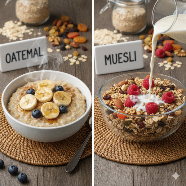Oatmeal vs. Muesli: Your Ultimate Breakfast Showdown