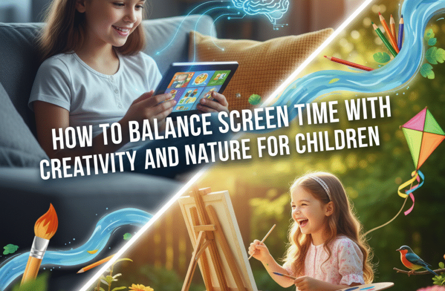 The Screen Time Swap: Fun Ways to Connect Kids with Creativity and Nature