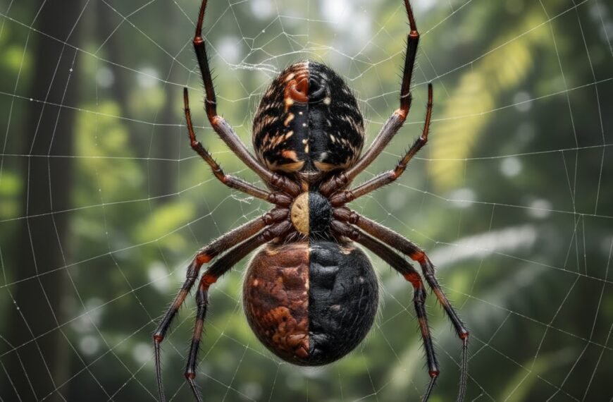 Rare Spider Found With Half-Male and Half-Female Body Shocks Scientists