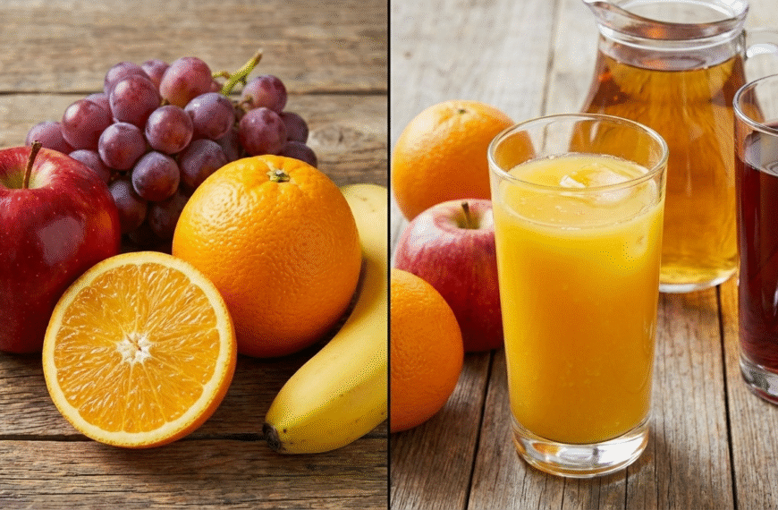 Whole Fruit vs. Fruit Juice: The Clear Winner for Diabetes