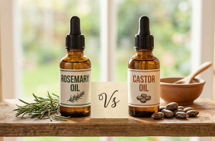 Rosemary Oil vs Castor Oil: Which Is Better for Reducing Hair Loss?